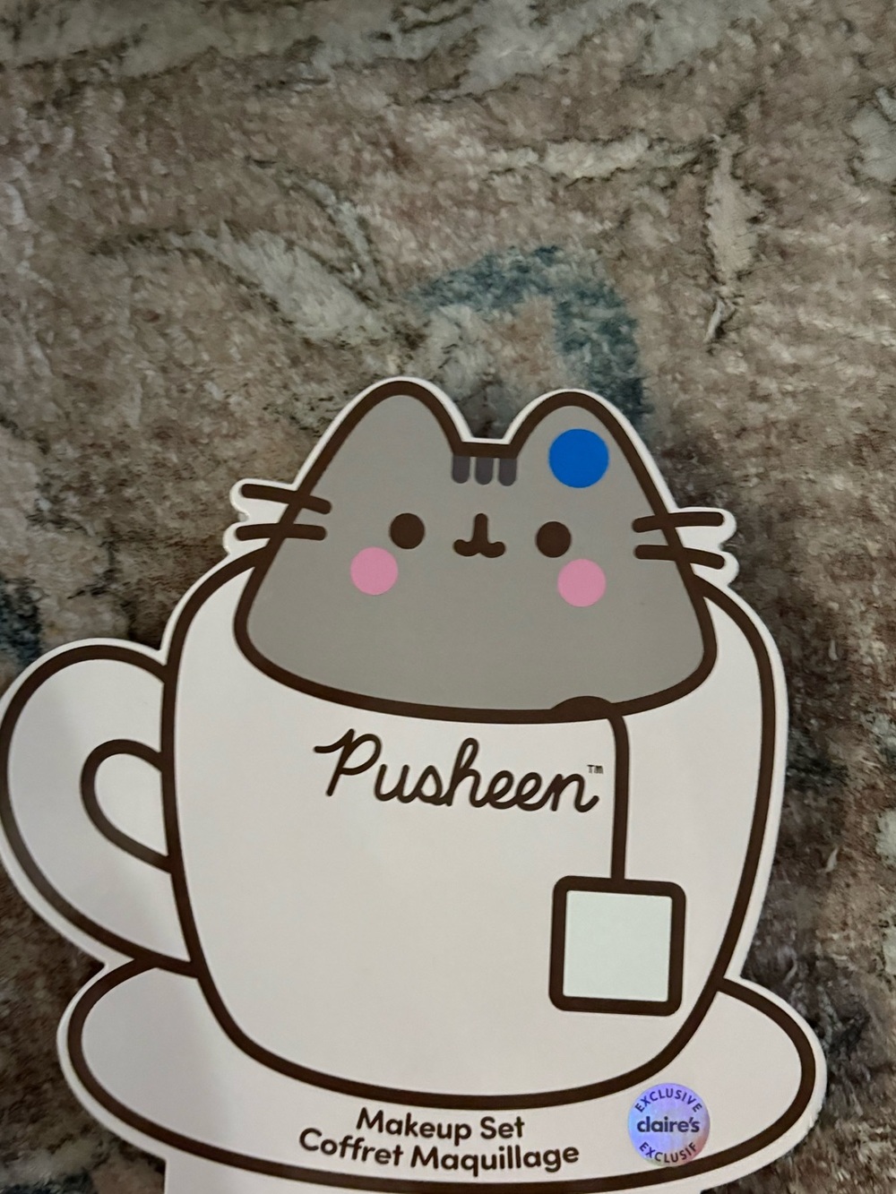 Pusheen Claire's Exclusive Tea Party Makeup Set Eyeshadow New Unused